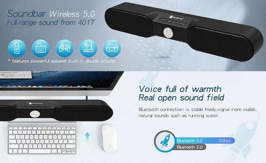 Haut parleur Barre de son NR4017 Soundbar - NewRixing Bluetooth Multifonction Sports Mini Speaker beloccasion maroc
